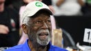 Basketball Hall of Fame member Bill Russell attends a game between the Minnesota Lynx and the Las Vegas Aces at the Mandalay Bay Events Center on July 21, 2019 in Las Vegas, Nevada. The Aces defeated the Lynx 79-74. 
