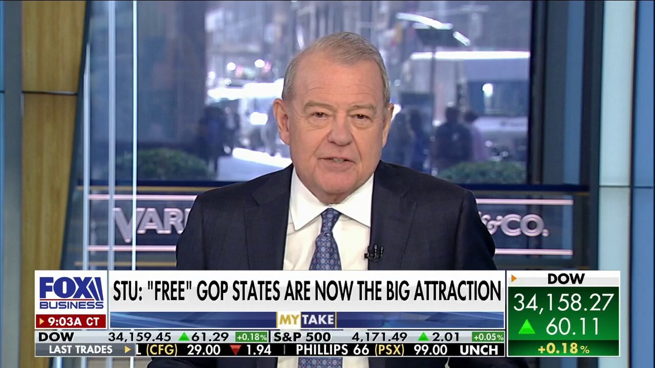 'Varney & Co.' host Stuart Varney argues the exodus out of blue states like California and New York is picking up steam due to high taxes, regulations, and their political culture.