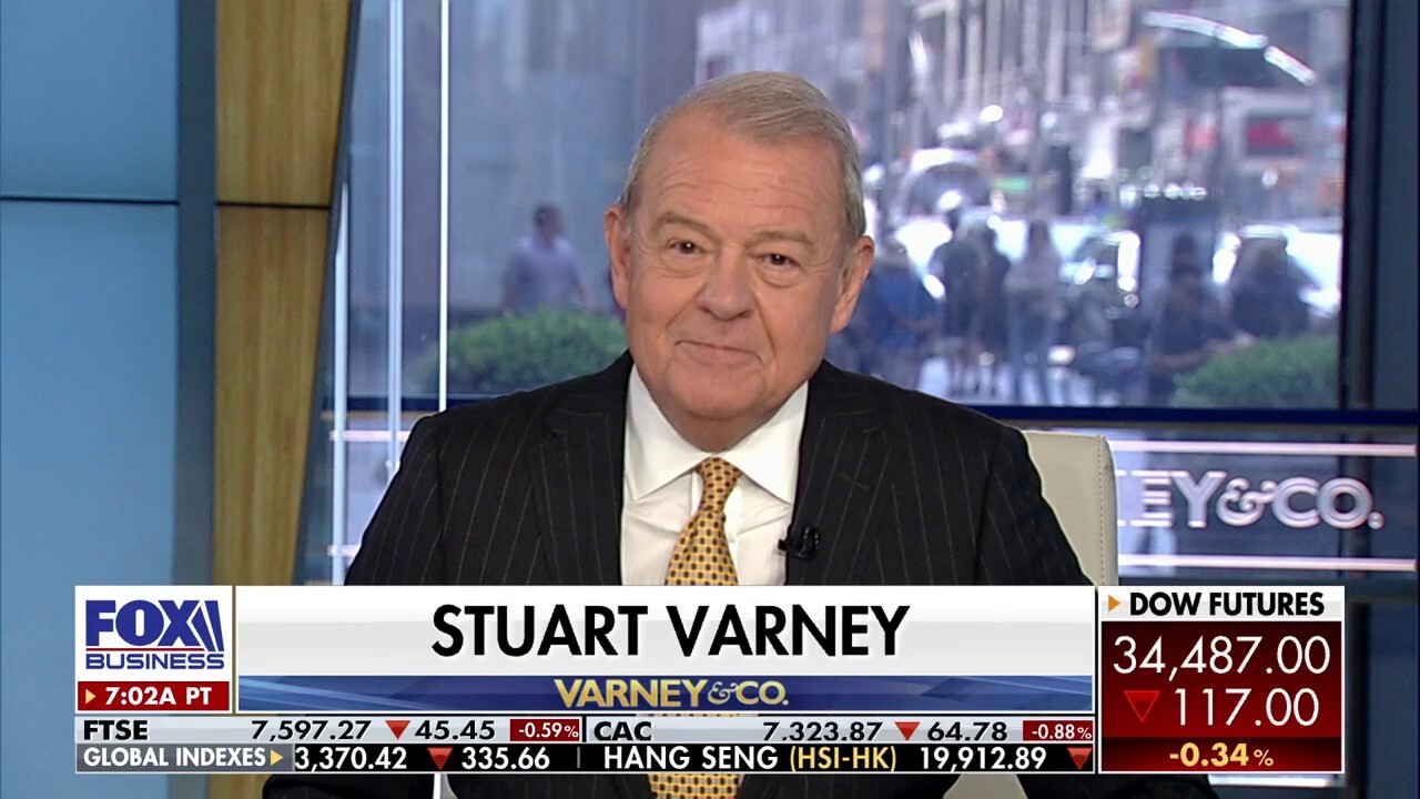 Varney & Co. host Stuart Varney argues a DeSantis-Newsom showdown in the 2024 presidential election would be much more intriguing than a Trump-Biden do over.
