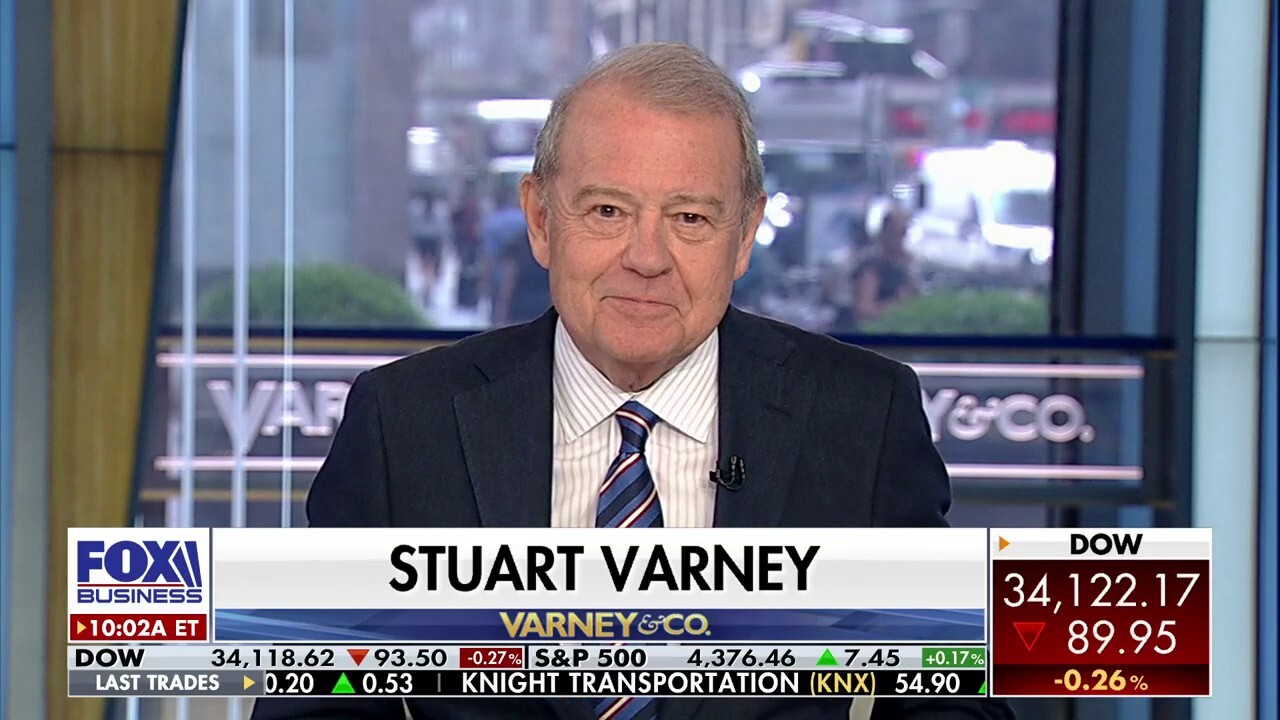 Varney & Co. host Stuart Varney argues Democrats are using Trump's legal problems to distract from Biden's bribery allegations and a potential Kamala Harris presidency.