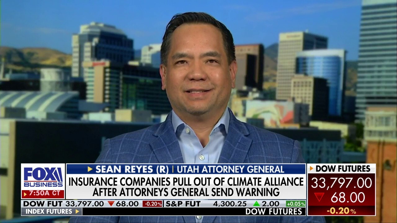 Utah Attorney General Sean Reyes joins Mornings with Maria to discuss the attorneys general warning insurance companies over ESG policies and the urgency to pass the Halt Fentanyl Act.