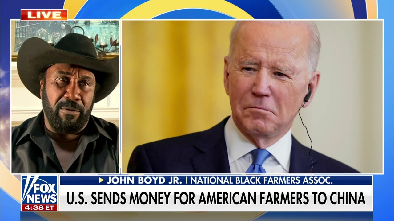 National Black Farmers Association President John Boyd Jr. slams the Biden administration for not supporting American farmers and sending money overseas.