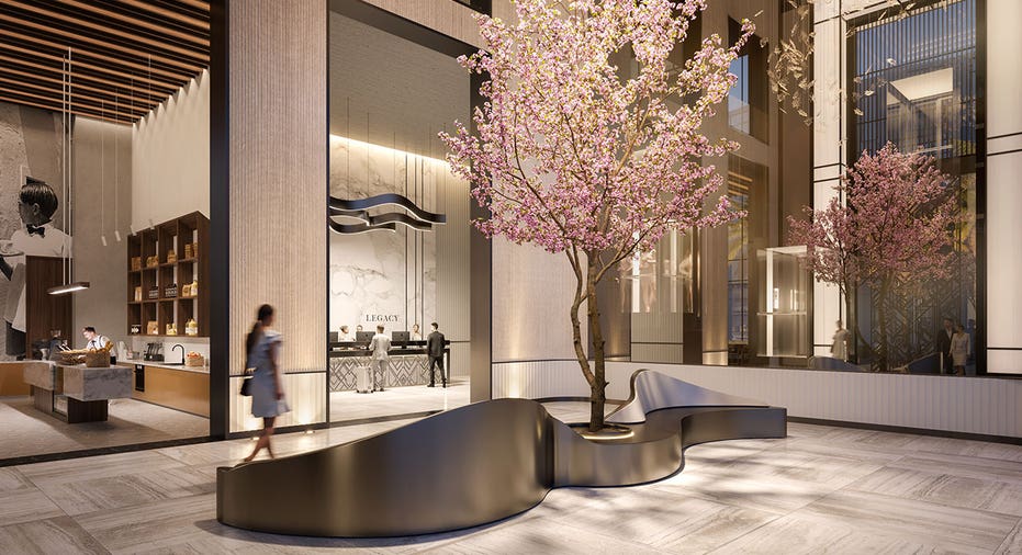 Legacy Hotel and Residences lobby entrance