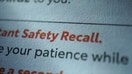 close up shot of safety recall (photo via iStock)