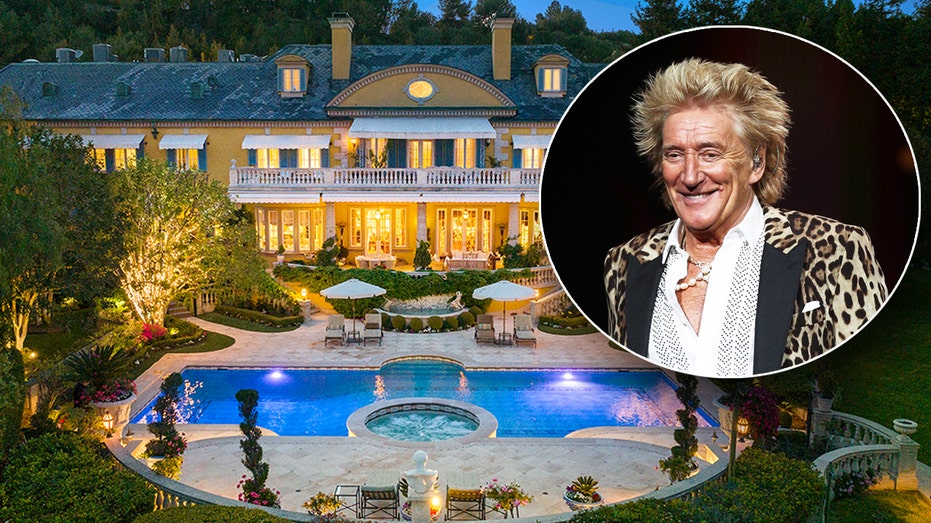 Rod Stewart shows off impressive Beverly Hills estate