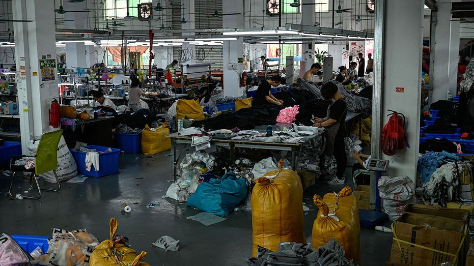 Clothes in Shein factory