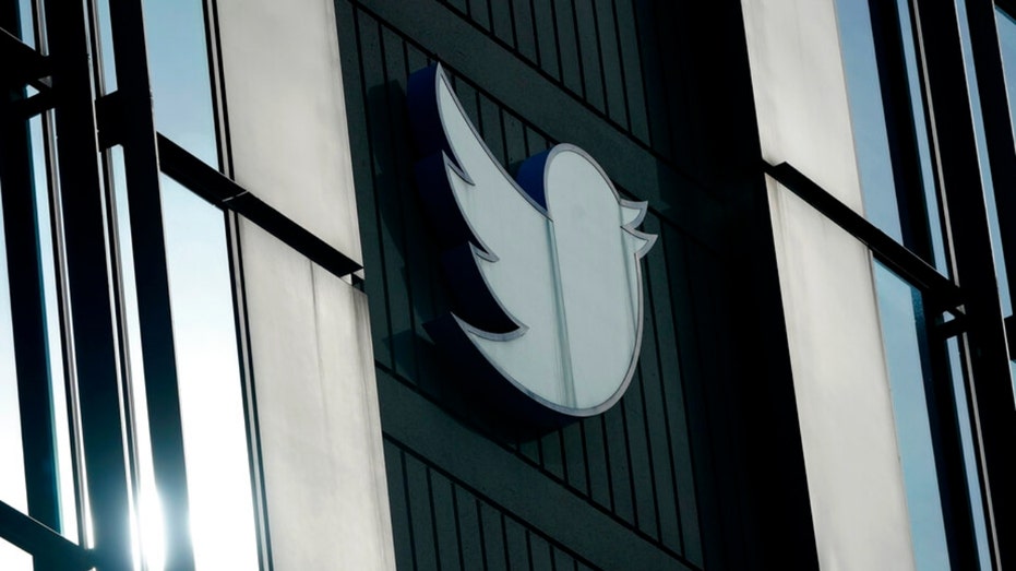 A Twitter logo outside the company's San Francisco offices